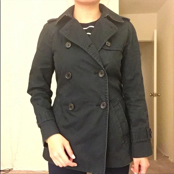 Coach black rustic trench coat - Picture 3 of 4